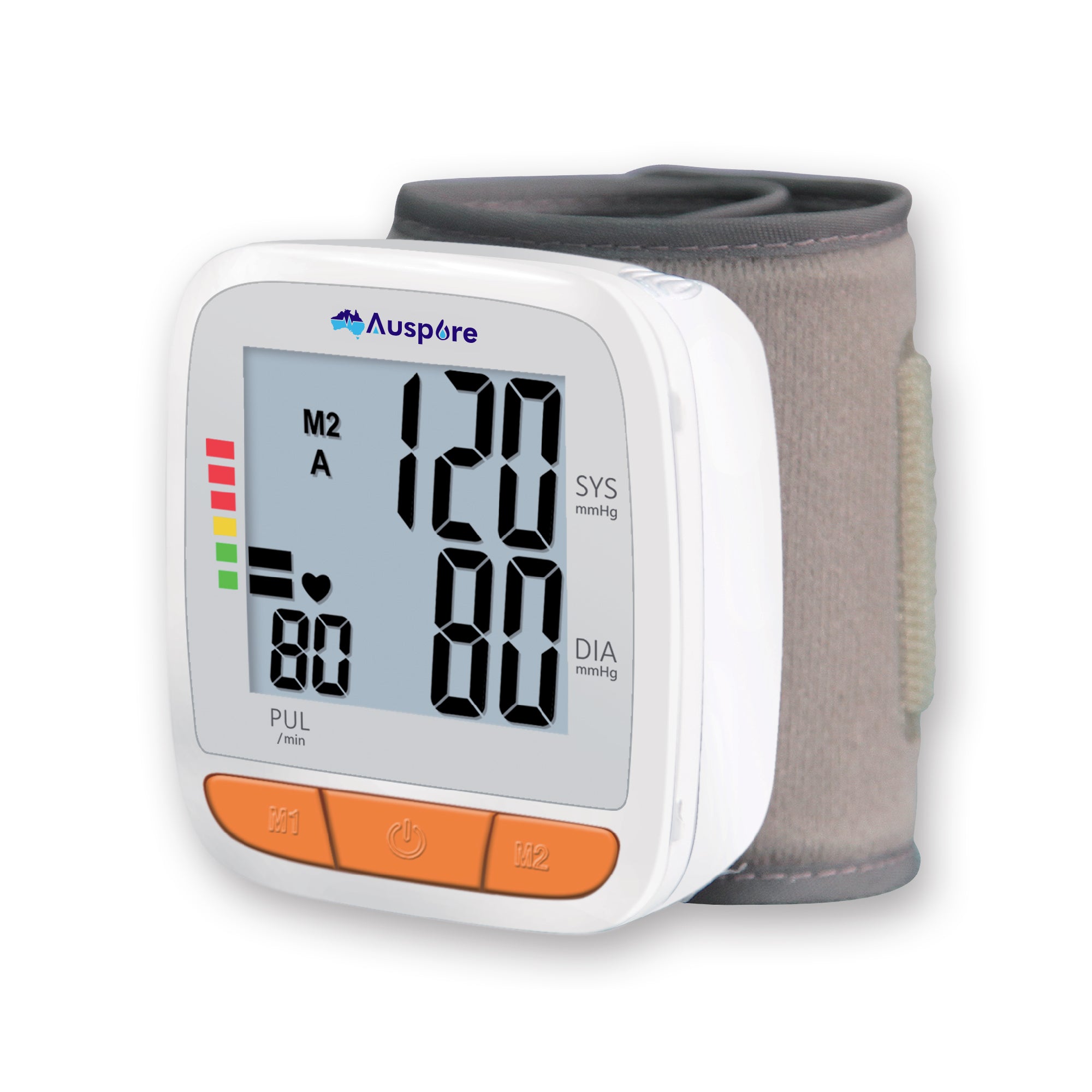 Auspure Care Wrist Digital Blood Pressure Monitor for Hospital & Home